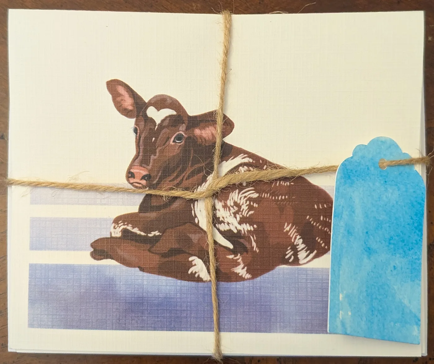 Calf Greeting Cards
