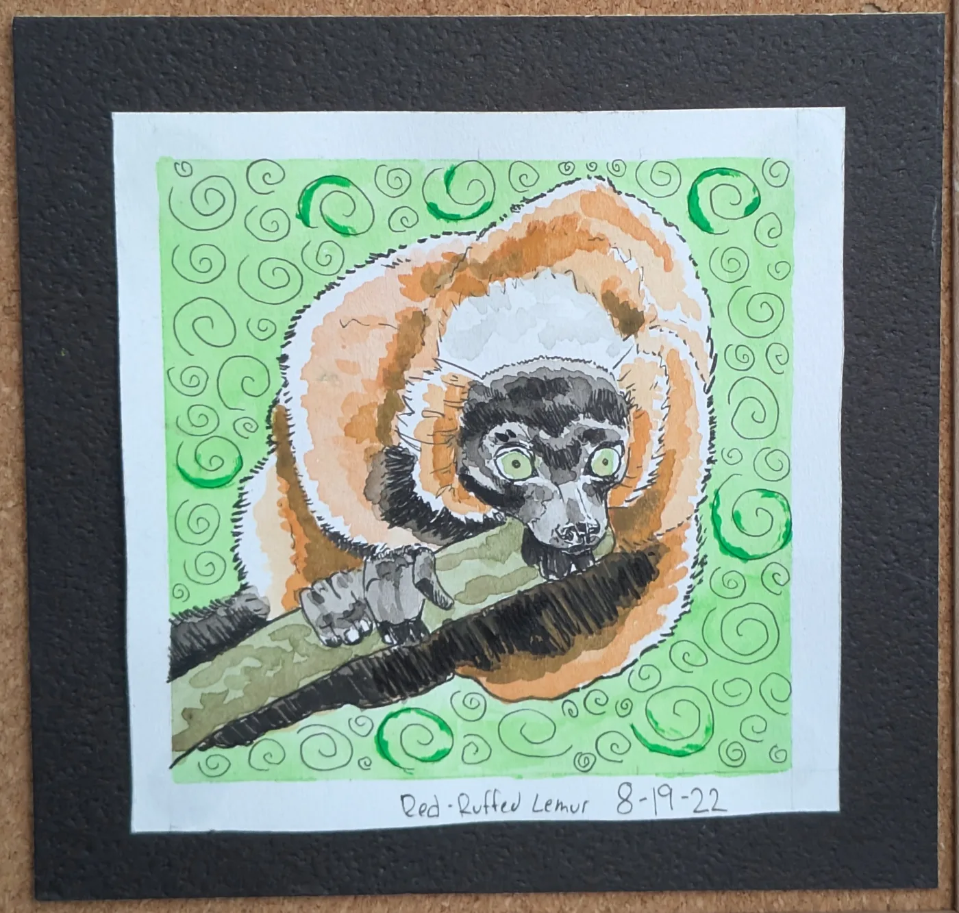 Red Ruffed Lemur
